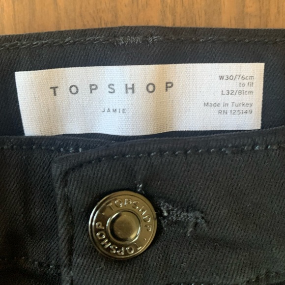 TOPSHOP Jaime Black Jean - Picture 5 of 5